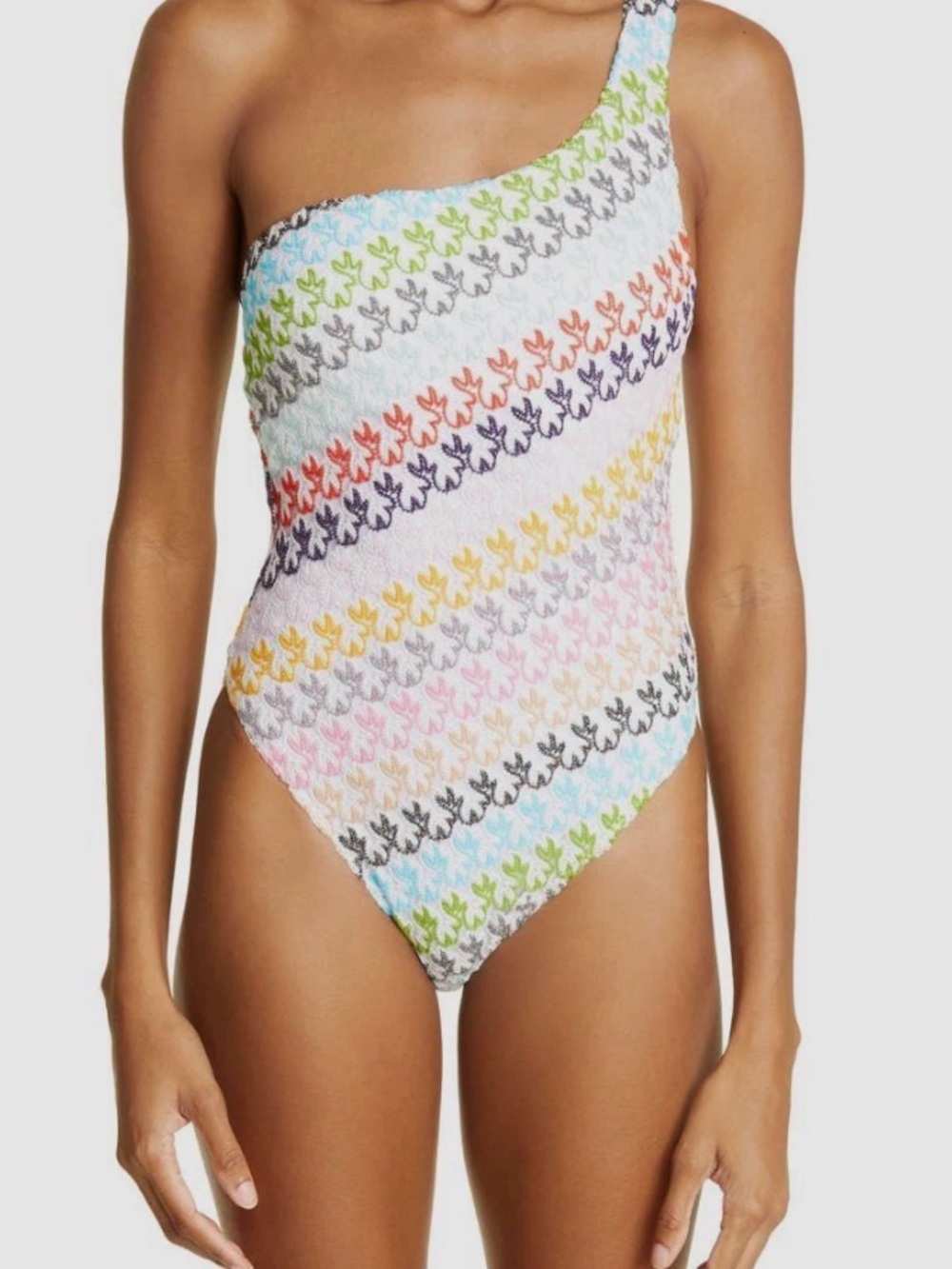 Missoni Knit One Shoulder Bikini